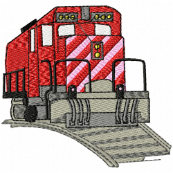 Trains Embroidery Design 8 Trains Embroidery Design 8